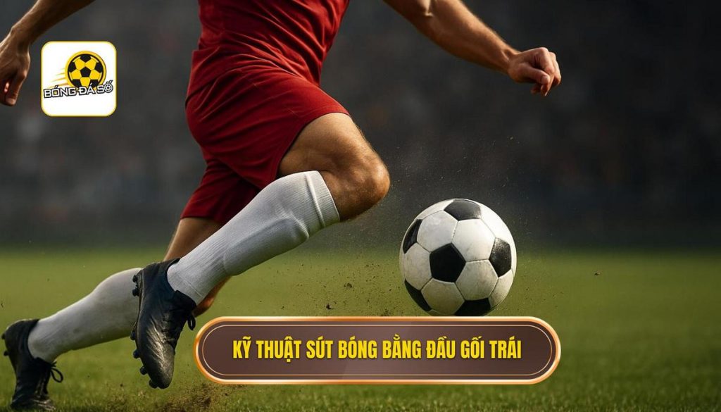 Kỹ thuật sút bóng bằng đầu gối trái