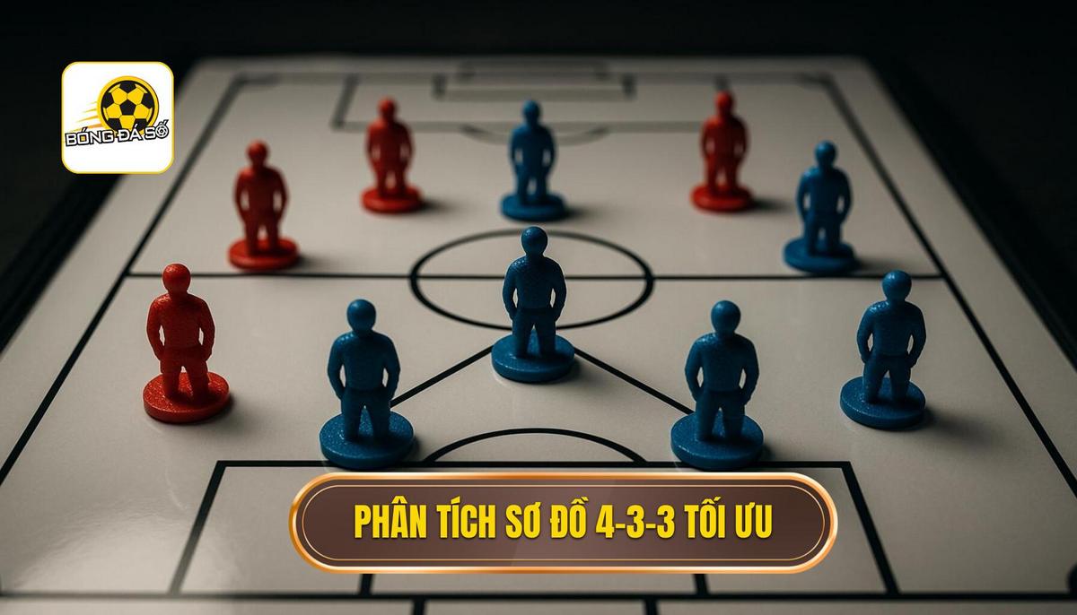 Phân tích sơ đồ 4-3-3 và biến thể kiểm soát bóng tối ưu