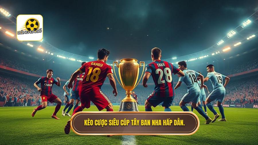 Kèo cược siêu cúp Tây Ban Nha hấp dẫn.