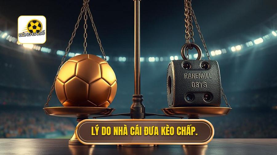 Lý do nhà cái đưa kèo chấp.