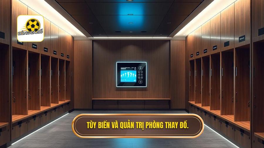 Khả năng tùy biến và quản trị phòng thay đồ
