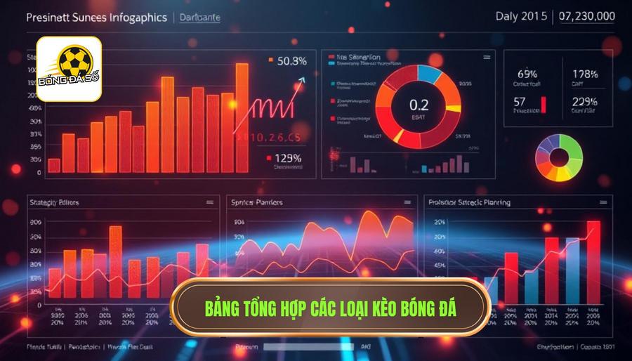 Bảng tổng hợp các loại kèo phổ biến và tỷ lệ thành công